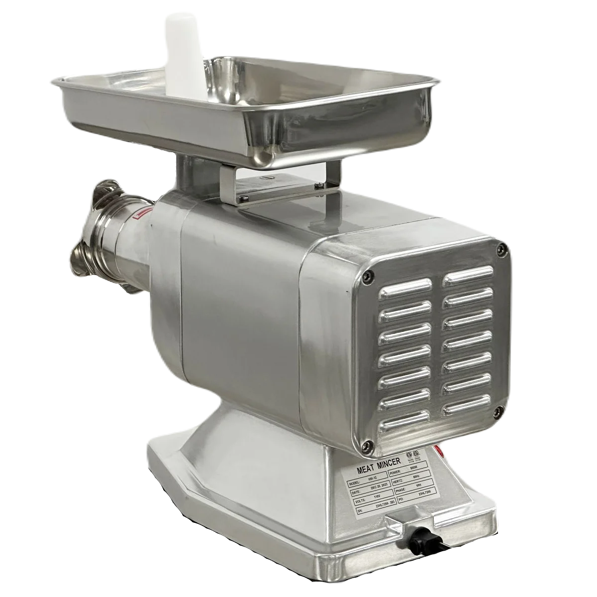 BakeMax BMMG003 Titan Series Electric Countertop 1HP Meat Grinder, 350 lbs/hr