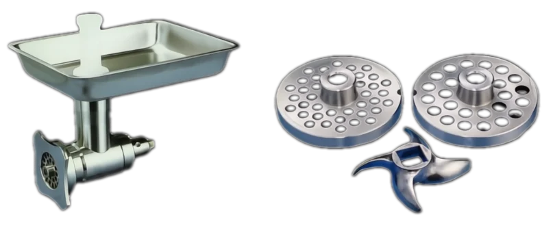 BakeMax BMMGA01 Meat Grinder Mixer Hub Attachment for #12 Hub (485 lb/hr)