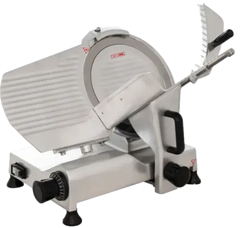 BakeMax BMMSM08 Commercial Countertop Gravity Feed 8" Meat Slicer (120V)