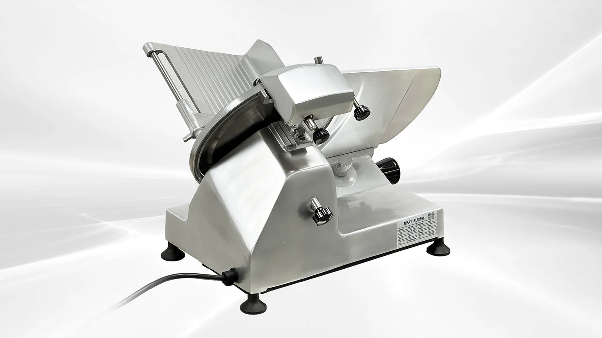 BakeMax BMMSM10 Commercial Countertop Gravity Feed 10" Meat Slicer, 120V