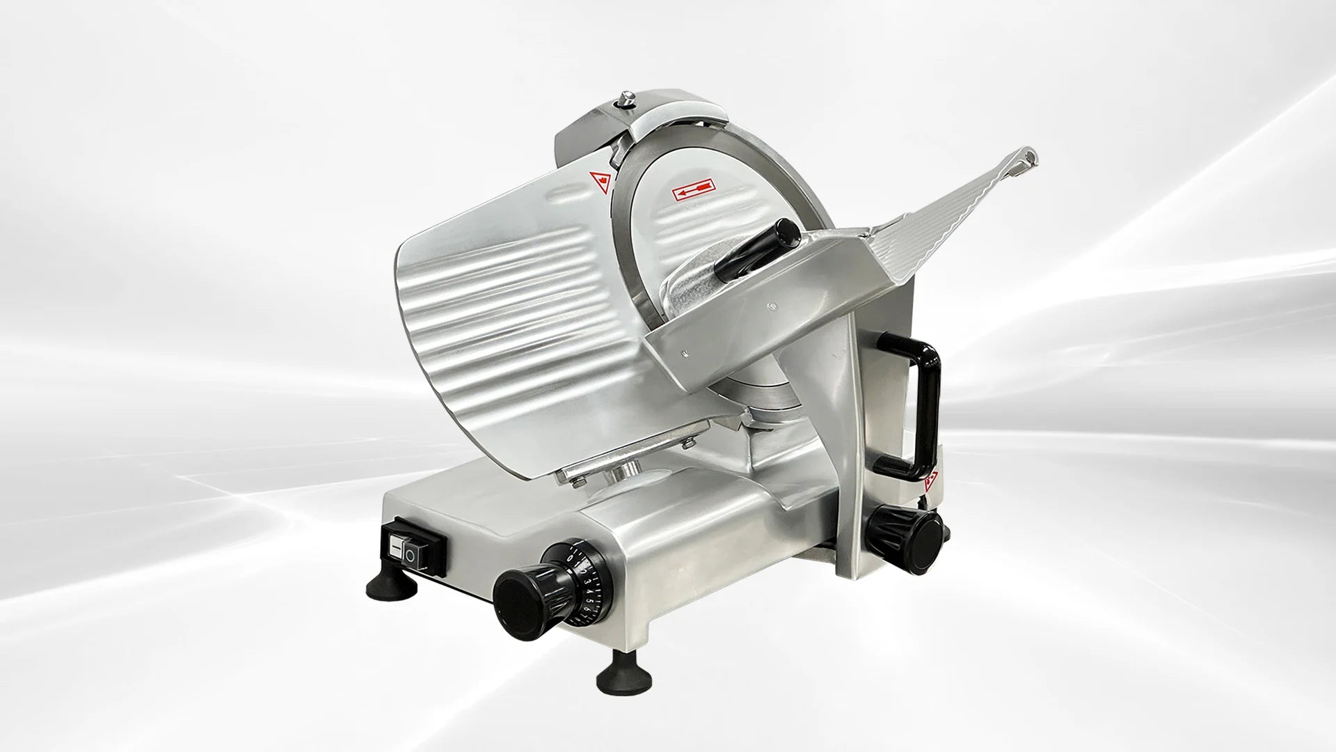 BakeMax BMMSM10 Commercial Countertop Gravity Feed 10" Meat Slicer, 120V
