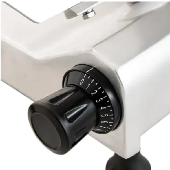 BakeMax BMMSM12 Commercial Countertop Gravity Feed 12 Inch Meat Slicer