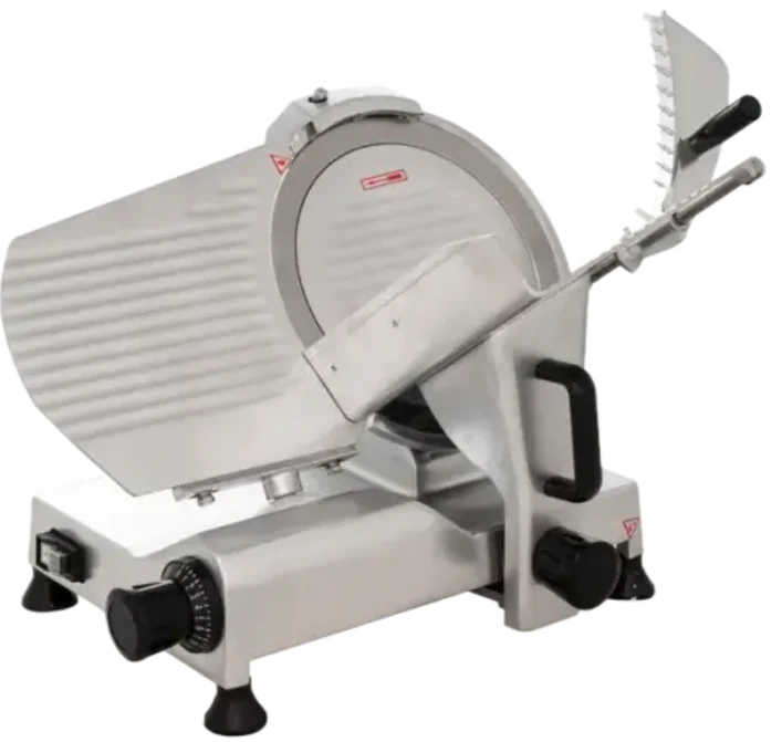 BakeMax BMMSM12 Commercial Countertop Gravity Feed 12 Inch Meat Slicer