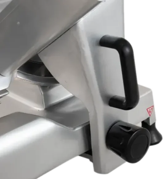 BakeMax BMMSM12 Commercial Countertop Gravity Feed 12 Inch Meat Slicer