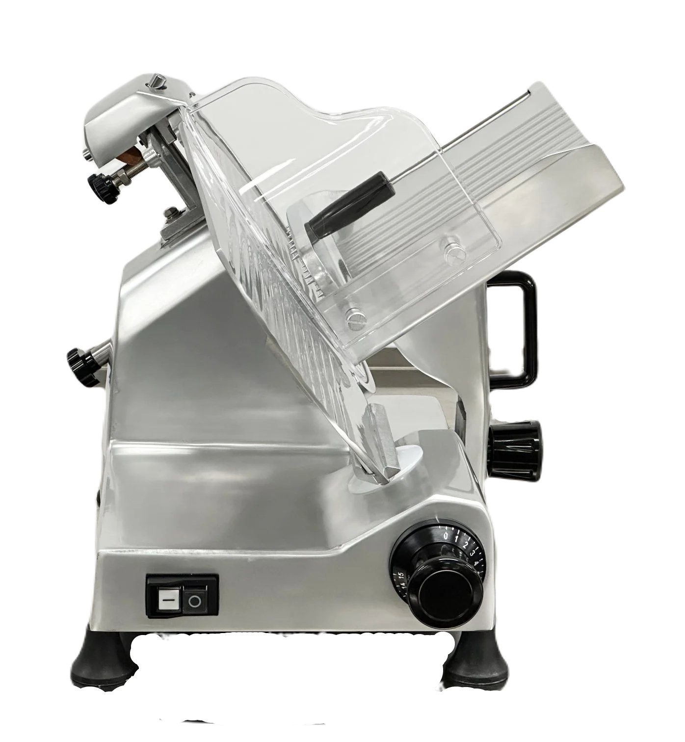 BakeMax BMMSM12 Commercial Countertop Gravity Feed 12 Inch Meat Slicer