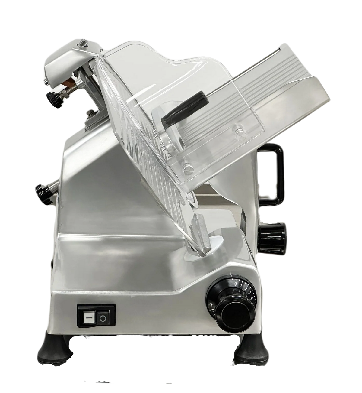 BakeMax BMMSM12 Commercial Countertop Gravity Feed 12 Inch Meat Slicer