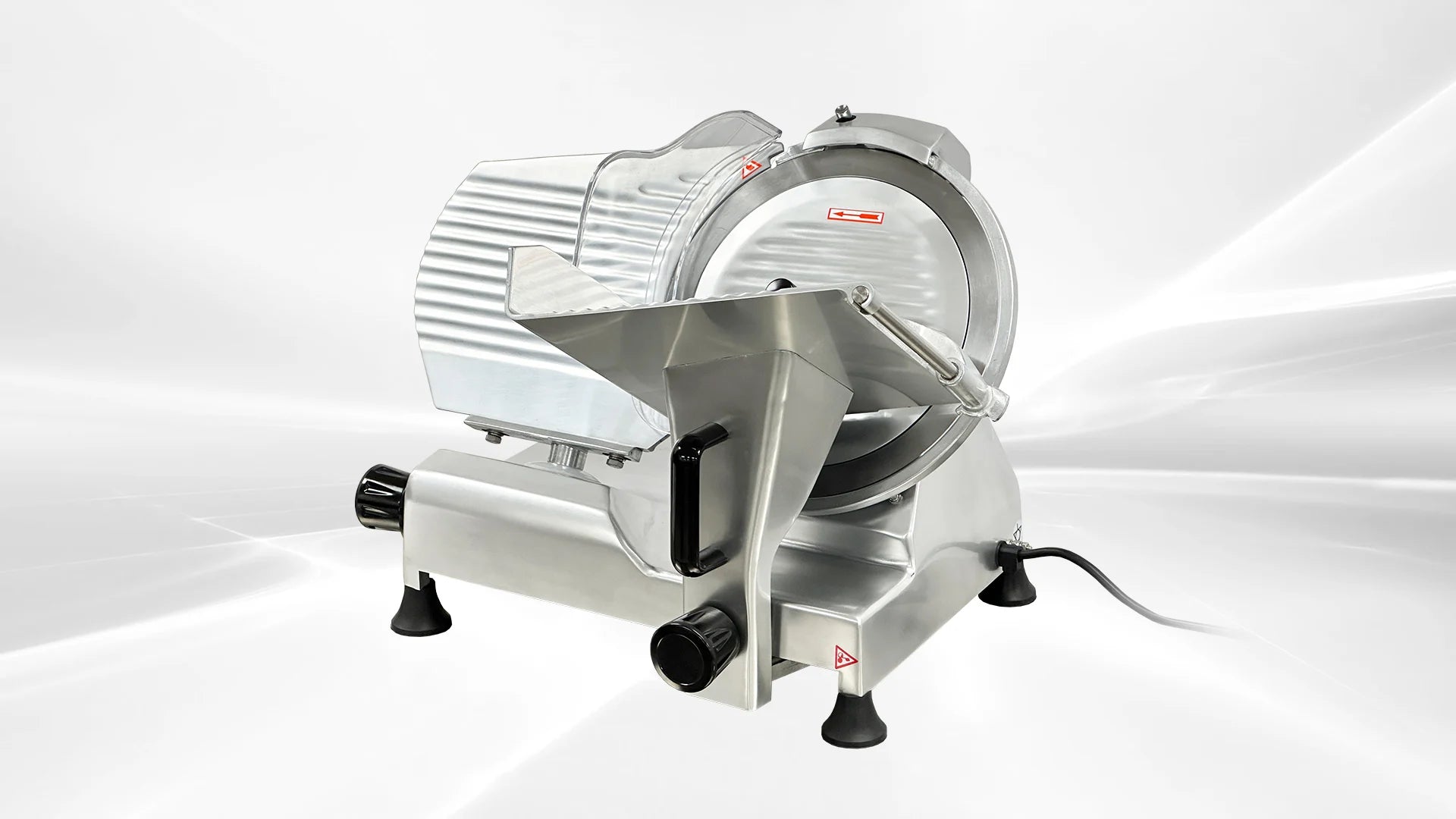 BakeMax BMMSM12 Commercial Countertop Gravity Feed 12 Inch Meat Slicer