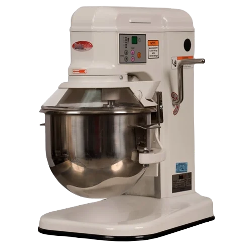 BakeMax BMPM007 Commercial Countertop 7-Quart Gear-Driven Planetary Mixer with Digital Controls (5-Speed)
