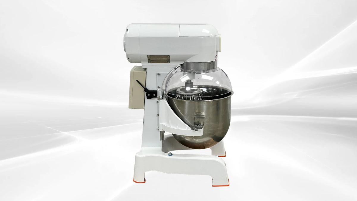 BakeMax BMPME20 Floor Model Economy 20-Quart 3-Speed Gear Driven Planetary Mixer