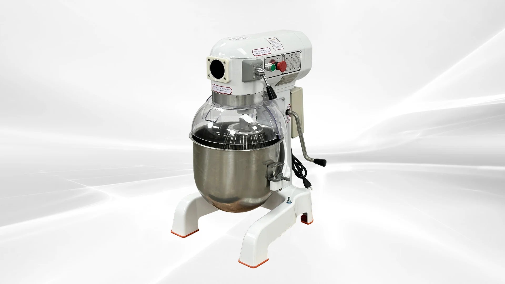 BakeMax BMPME20 Floor Model Economy 20-Quart 3-Speed Gear Driven Planetary Mixer