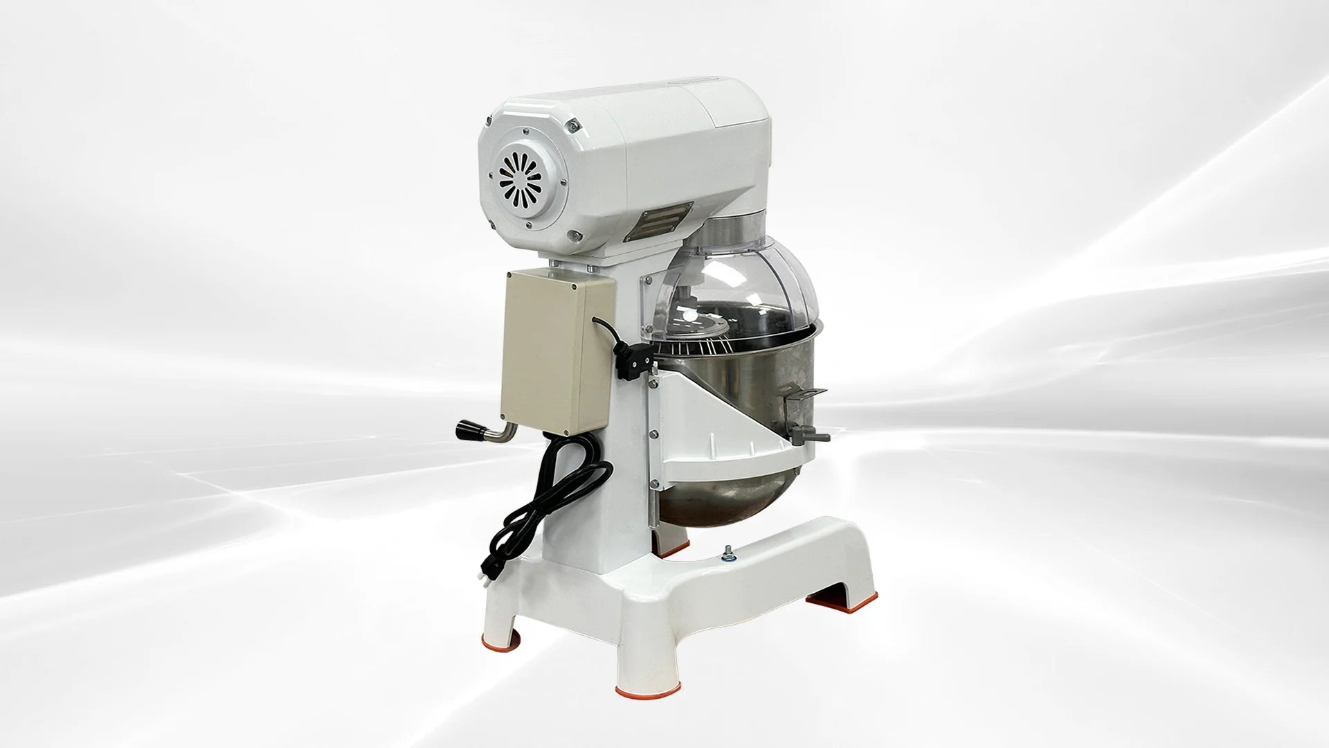 BakeMax BMPME20 Floor Model Economy 20-Quart 3-Speed Gear Driven Planetary Mixer