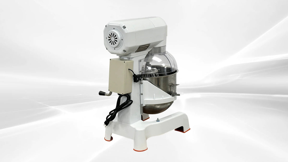 BakeMax BMPME20 Floor Model Economy 20-Quart 3-Speed Gear Driven Planetary Mixer