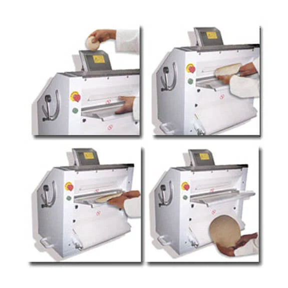 BakeMax BMPS001 Commercial Countertop Heavy Duty 20 Inch Two Pass Dough Sheeter