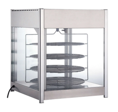 BakeMax BMPW418 Titan Series Countertop Electric 4-Tier 18" Rotating Pizza Warmer