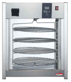 BakeMax BMPW418 Titan Series Countertop Electric 4-Tier 18" Rotating Pizza Warmer