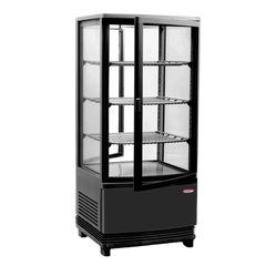 BakeMax BMRCD02 Titan Series Countertop Refrigerated Display Case (2-Door Pass-Through)