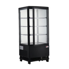BakeMax BMRCD02 Titan Series Countertop Refrigerated Display Case (2-Door Pass-Through)