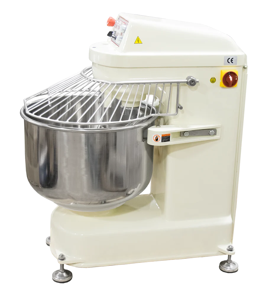 BakeMax BMSM020 20kg (44lb) 2-Speed Floor Model Dough Spiral Mixer - 220V 3Ph Hard Wired