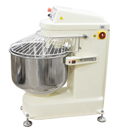 BakeMax BMSM020 20kg (44lb) 2-Speed Floor Model Dough Spiral Mixer - 220V 3Ph Hard Wired