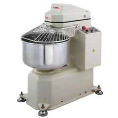 BakeMax BMSM020 20kg (44lb) 2-Speed Floor Model Dough Spiral Mixer - 220V 3Ph Hard Wired
