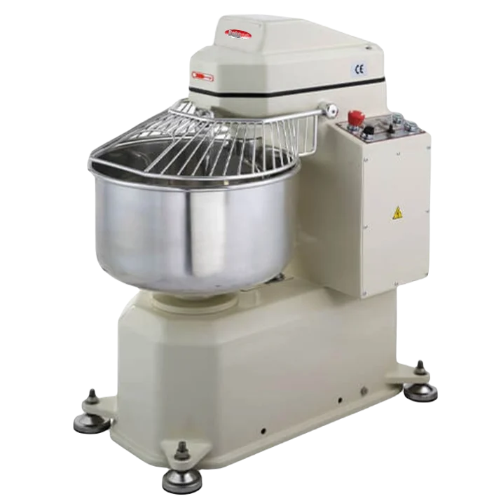 BakeMax BMSM020 20kg (44lb) 2-Speed Floor Model Dough Spiral Mixer - 220V 3Ph Hard Wired