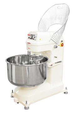 BakeMax BMSM050 50kg (110 lb) 2-Speed Floor Model Dough Spiral Mixer - 220V 3Ph