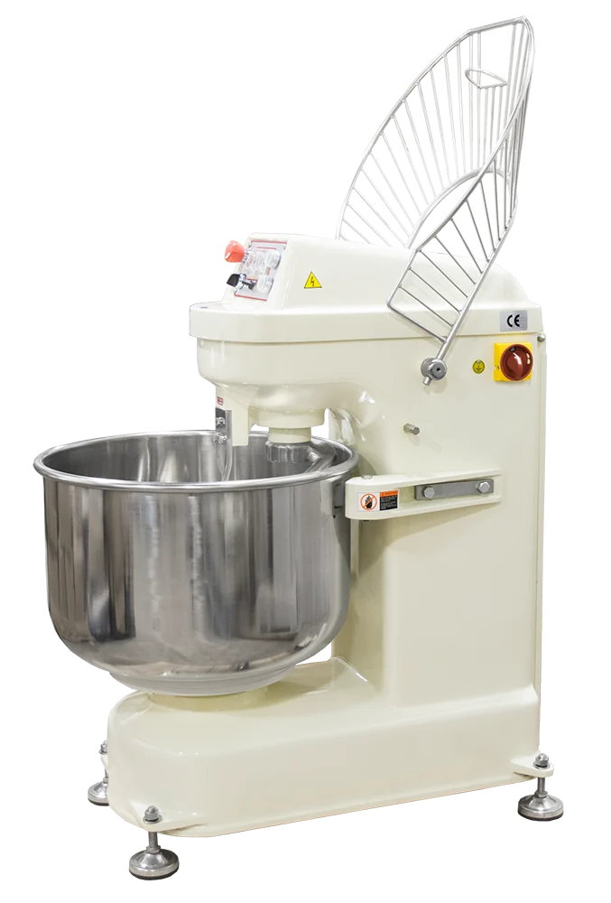 BakeMax BMSM080 Heavy-Duty Floor Model 2-Speed 80kg Spiral Dough Mixer (220V 3Ph)