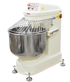BakeMax BMSM080 Heavy-Duty Floor Model 2-Speed 80kg Spiral Dough Mixer (220V 3Ph)