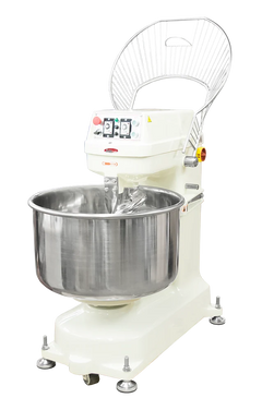 BakeMax BMSM080 Heavy-Duty Floor Model 2-Speed 80kg Spiral Dough Mixer (220V 3Ph)