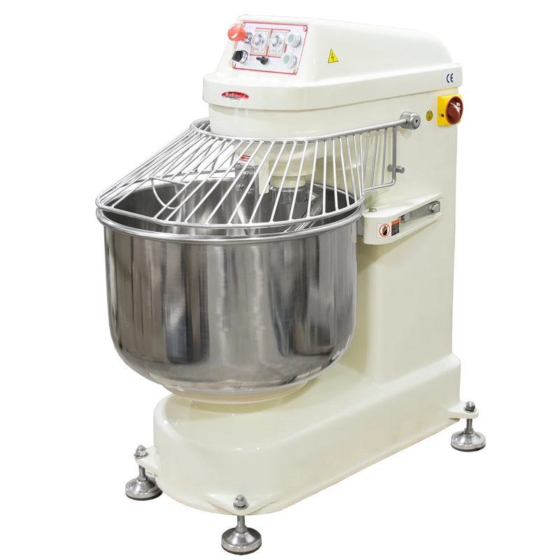 BakeMax BMSM080 Heavy-Duty Floor Model 2-Speed 80kg Spiral Dough Mixer (220V 3Ph)