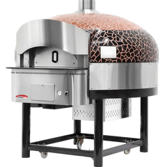 BakeMax BMSPO02 Commercial Floor Model Gas Rotating Pizza Oven
