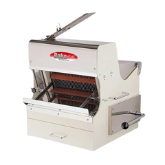 BakeMax BMSS001 Countertop Electric Artisan Safety Bread Slicer – 5/8" Slice Thickness