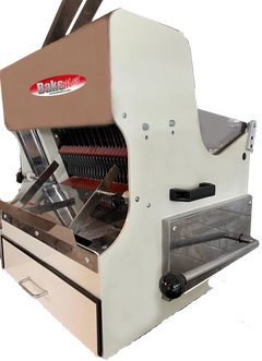 BakeMax BMSS001 Countertop Electric Artisan Safety Bread Slicer – 5/8" Slice Thickness