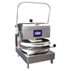 BakeMax BMTXM218SS Commercial Countertop Manual Swing Away Dual-Heat 18" Dough Press
