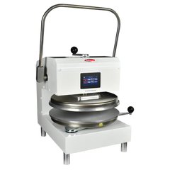BakeMax BMTXM218W Commercial Countertop Manual Swing Away Dual Heat Dough Press (18")