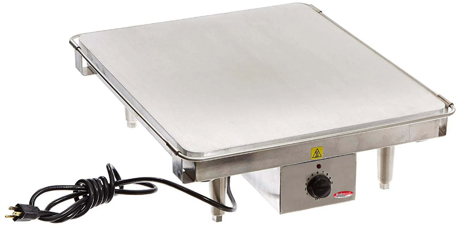 BakeMax BMTXW1620 Countertop Electric 16″ x 20″ Flat Grill Tortilla Warmer