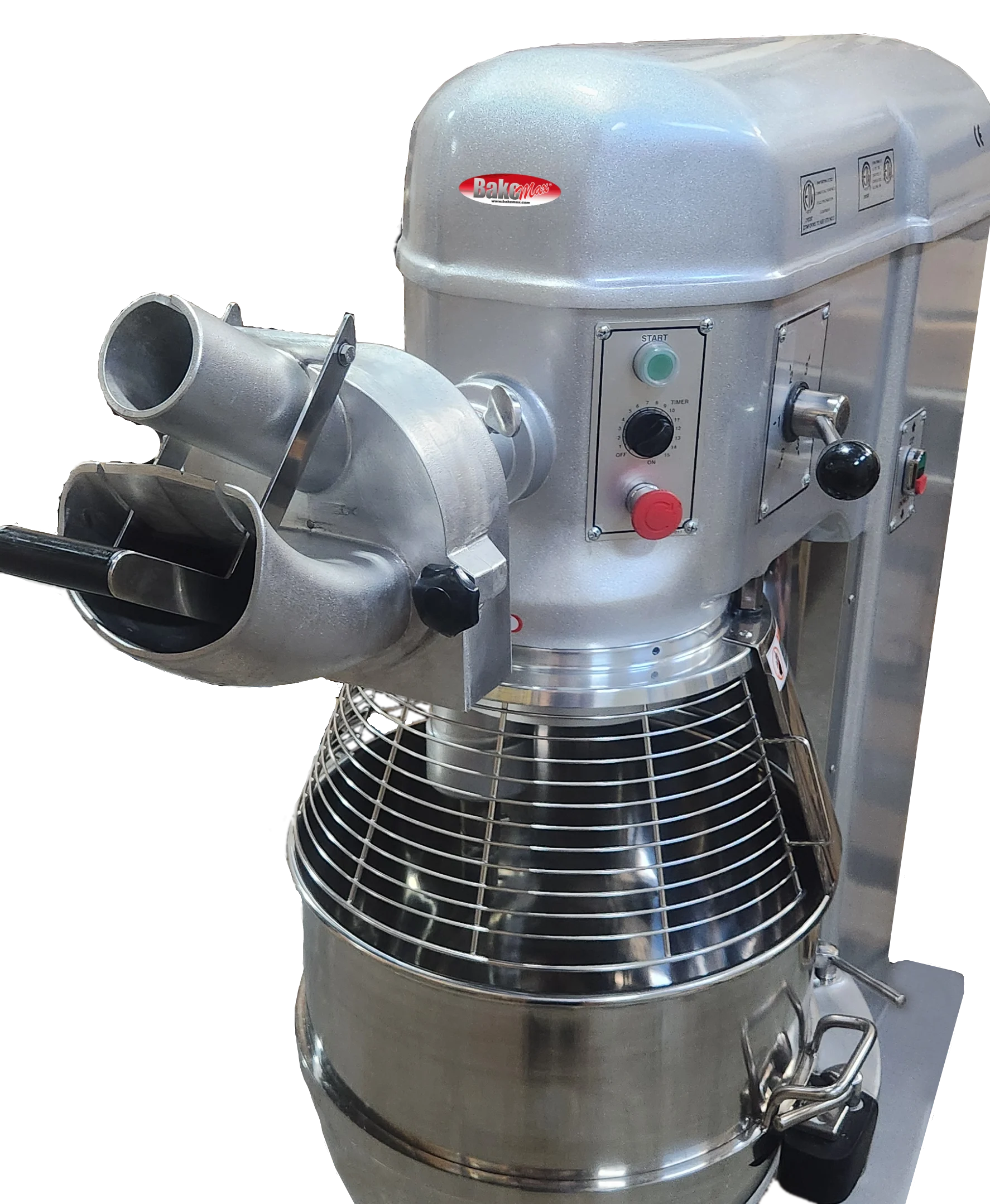 BakeMax BMVS001 Vegetable Slicer & Cheese Grater Attachment for Mixers #12 Hub