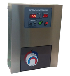 BakeMax BMWMS15 Wall Mounted Stainless Steel Digital Water Meter