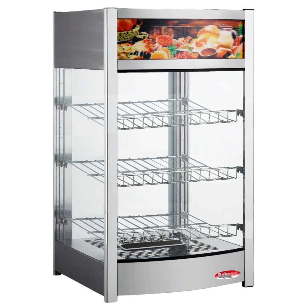 BakeMax Titan Series BMCBF18 18" Countertop Full-Service Heated Display Case