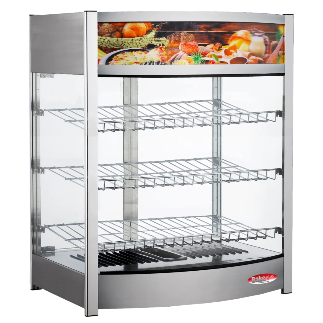 BakeMax Titan Series BMCBF25 25.5" Countertop Full-Service Heated Display Case - 120V