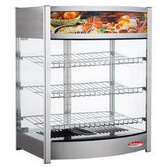 BakeMax Titan Series BMCBF25 25.5" Countertop Full-Service Heated Display Case - 120V