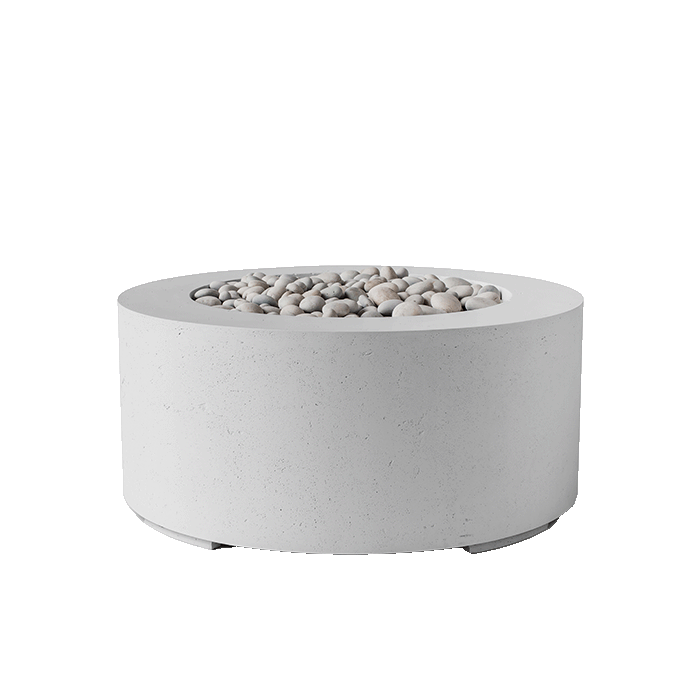 Fire Pits & Fire Tables HPC Fire Belmont Lightweight Concrete Gas Fire Pit by Dekko