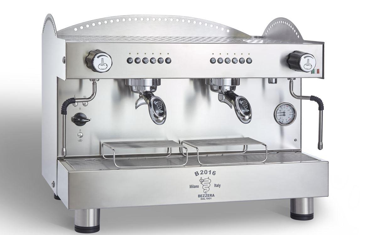 Bezzera B2016DE2IS7 2-Group Automatic Espresso Machine - UL/NSF, 220V