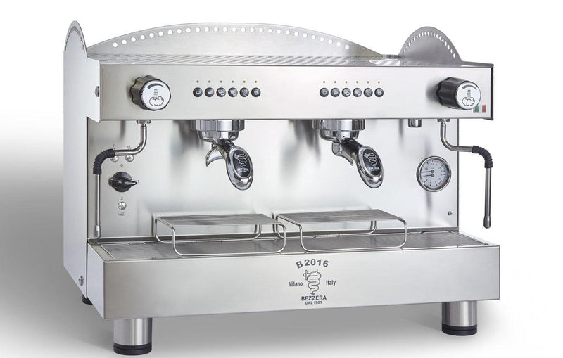 Bezzera B2016DE2IS7 2-Group Automatic Espresso Machine - UL/NSF, 220V