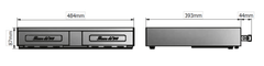 Bezzera CF0480CS2 Stainless Steel Base with 2 Drawers for Espresso Machines (19" x 15-1/2" x 3-1/2")