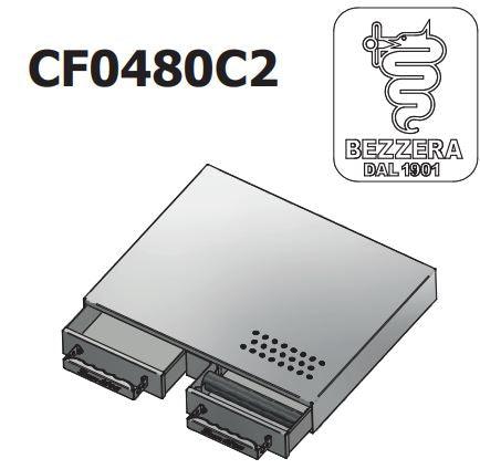 Bezzera CF0480CS2 Stainless Steel Base with 2 Drawers for Espresso Machines (19" x 15-1/2" x 3-1/2")