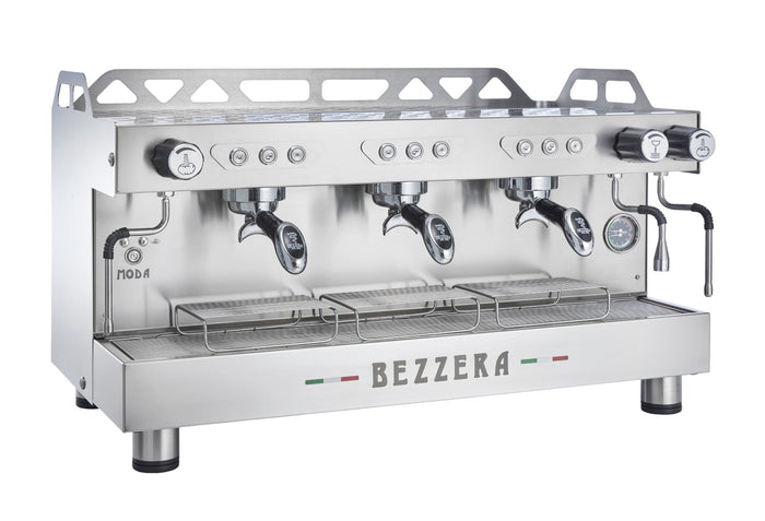 Bezzera MODA DE3 3-Group Automatic Espresso Machine (4.50 Gallon Boiler)