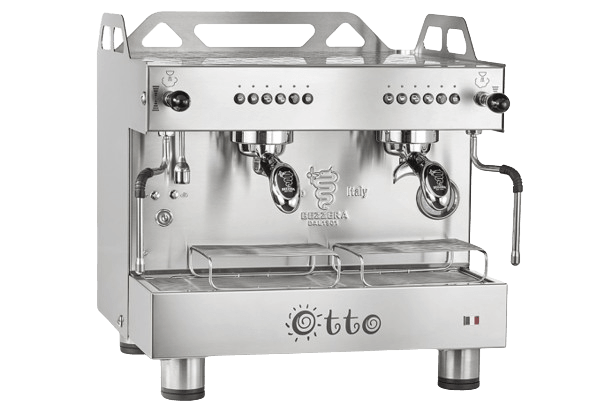 Bezzera OTTOCDE2IS4 Otto Compact 2-Group Automatic Espresso Machine, 220V