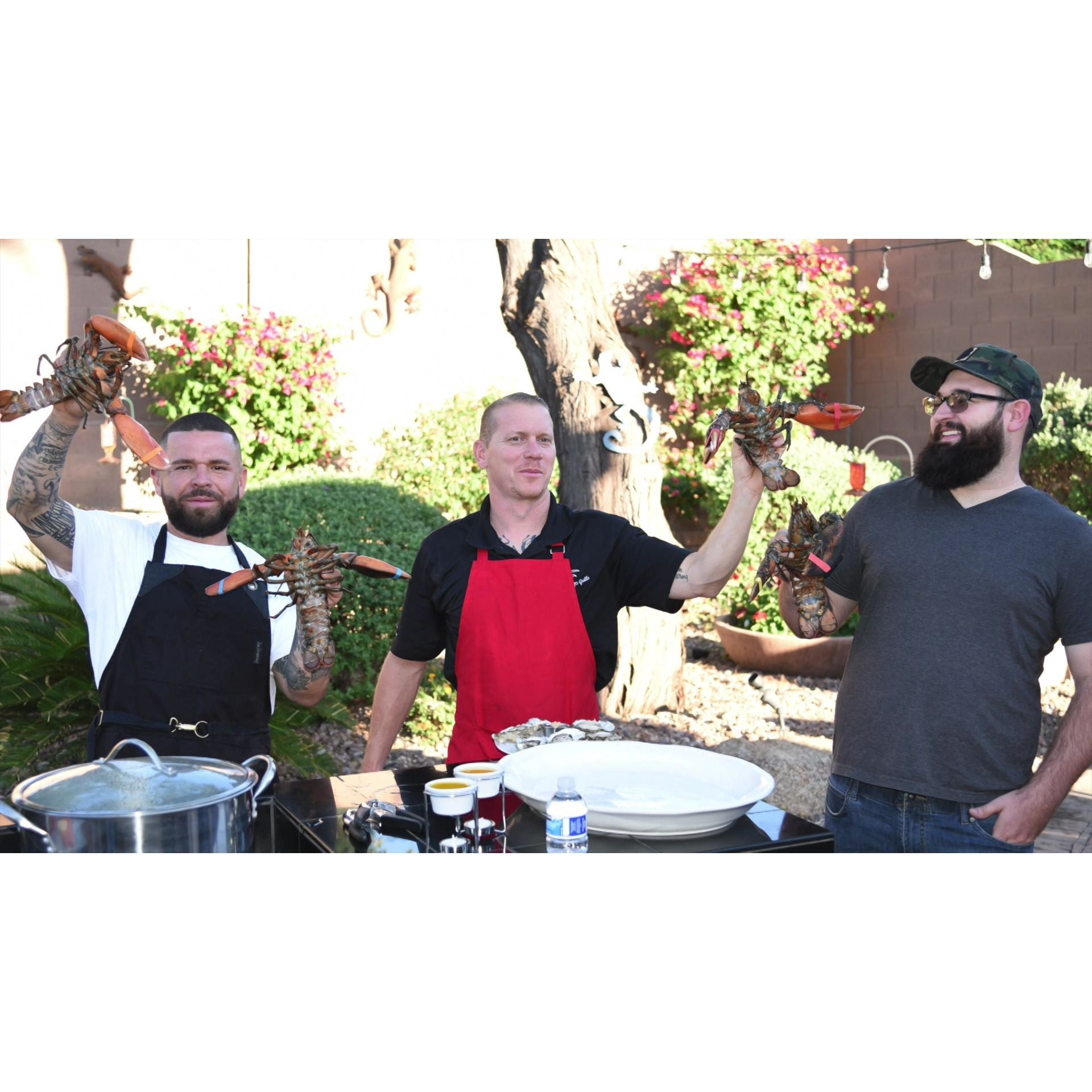 Built-In BBQ Grill Islands-KoKoMo 1 Power Burner 4 Burner 32 inch Built-In Barbeque Grill Island Kitchen Package KO-PWRBRN-4BG-FRGE-2417