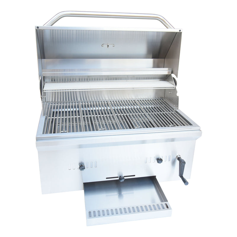 Built-In BBQ Grill Islands-KoKoMo 32” Built in Charcoal Grill KO-CHAR32